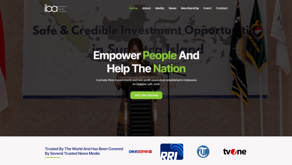 International Business Association Website