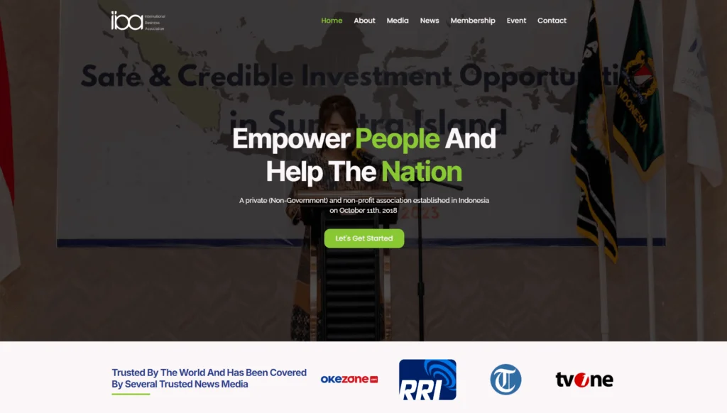 International Business Association Website