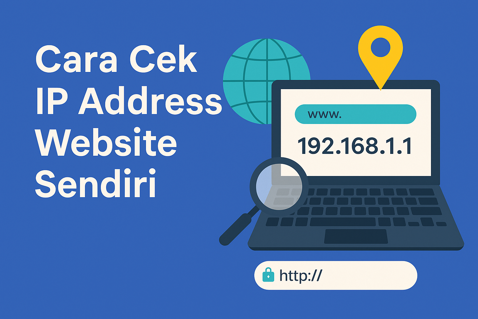 cara cek ip address website